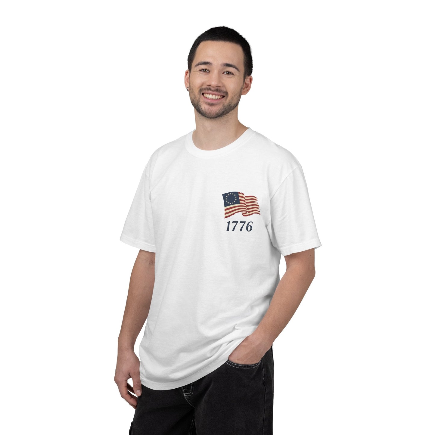 America 250th Anniversary Shirt | Revolutionary War Flag Tee, Patriotic USA Freedom (1776-2026) | Loki's Shop Too