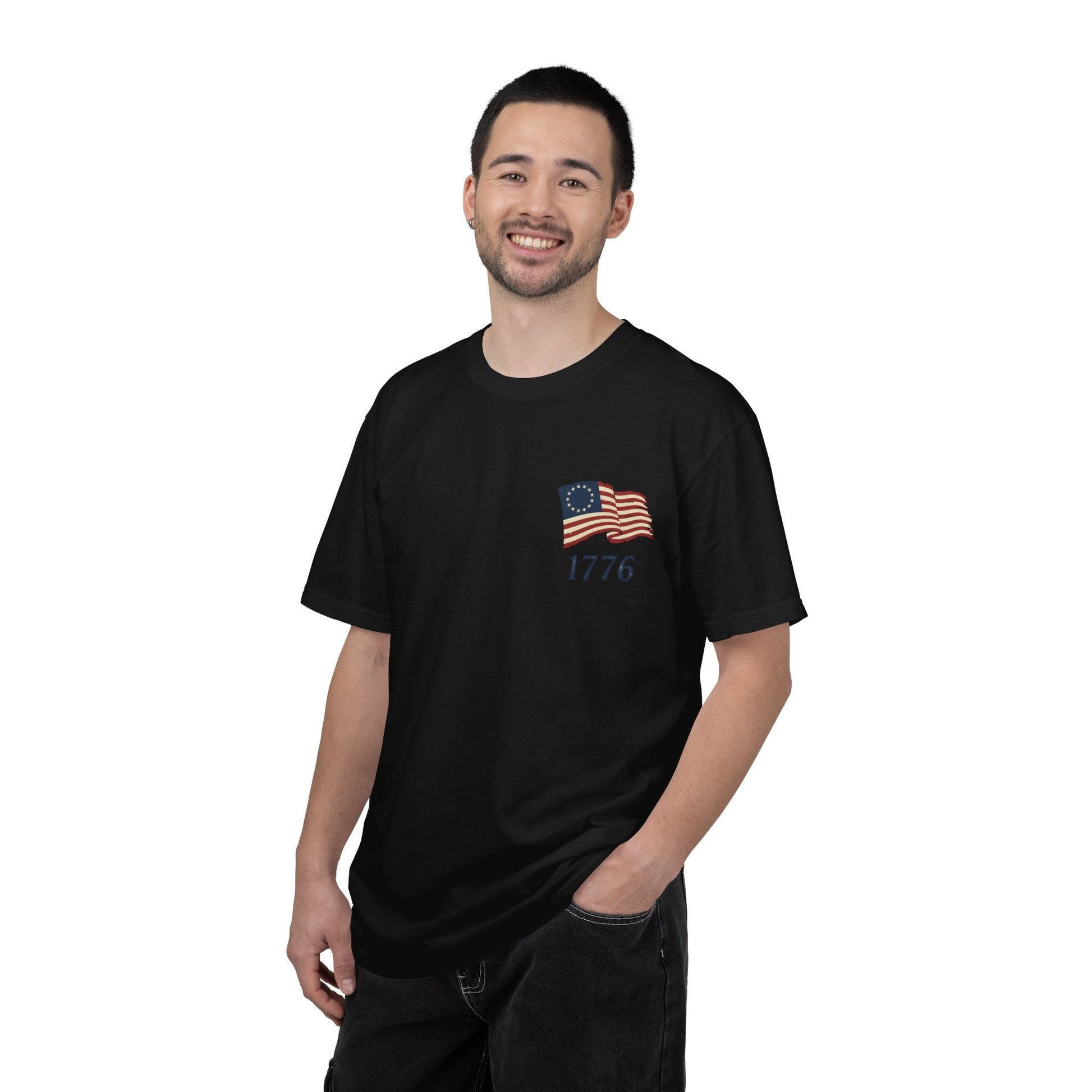 America 250th Anniversary Shirt | Revolutionary War Flag Tee, Patriotic USA Freedom (1776-2026) | Loki's Shop Too