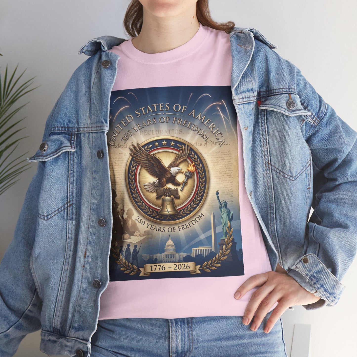 America 250th Anniversary T-Shirt | 1776–2026 USA 250 Years of Freedom Shirt | Patriotic Eagle Liberty Bell Graphic Tee | Semiquincentennial | Loki's Shop Too