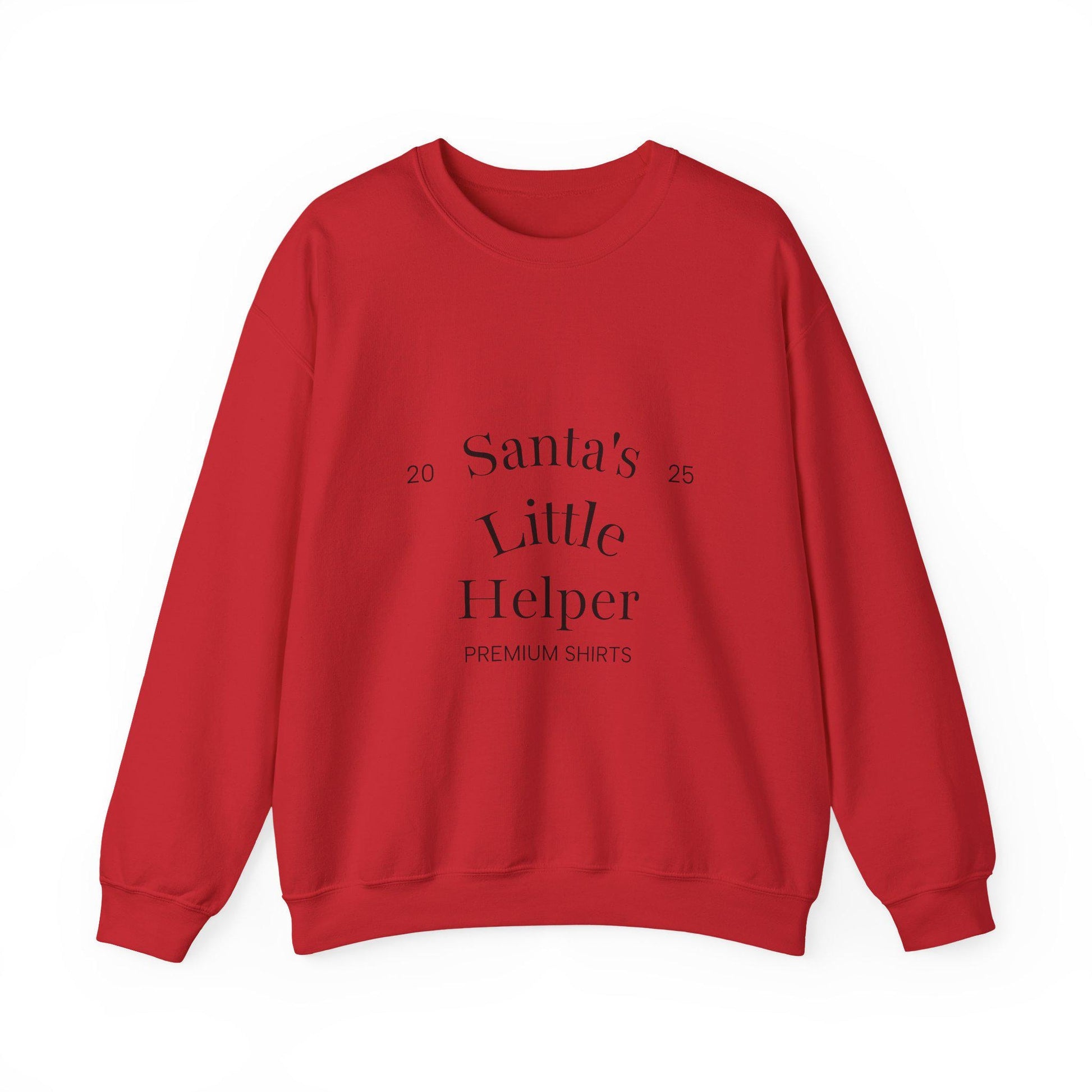 Santa's Little Helper Crewneck Sweatshirt Retro Christmas Gift | Loki's Shop Too