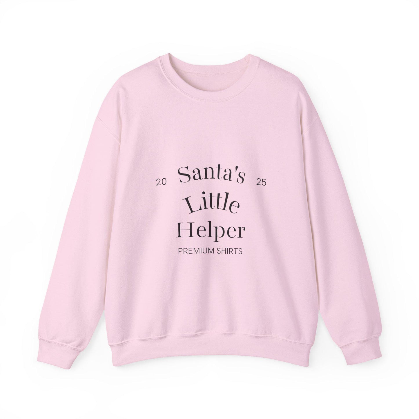 Santa's Little Helper Crewneck Sweatshirt Retro Christmas Gift