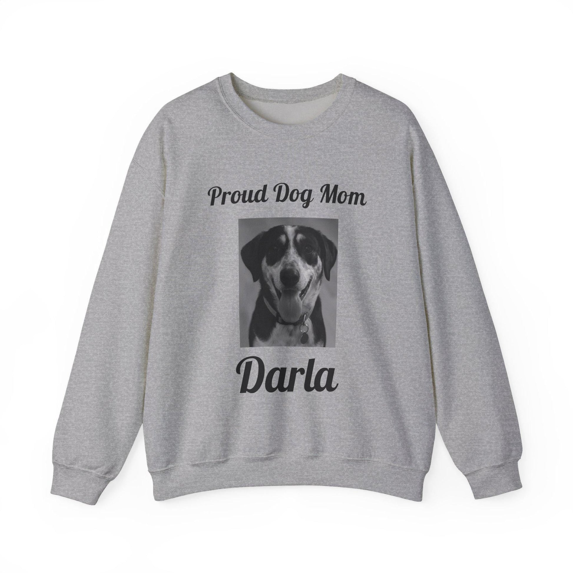 Proud Dog Mom Sweatshirt Dog Lover Crewneck | Loki's Shop Too