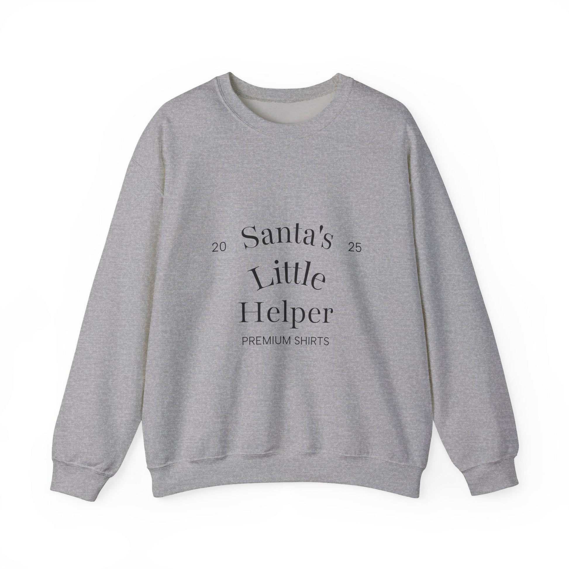Santa's Little Helper Crewneck Sweatshirt Retro Christmas Gift | Loki's Shop Too