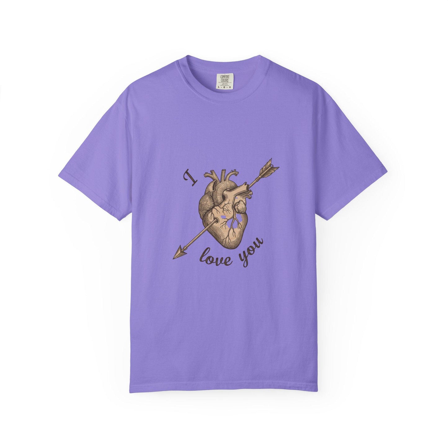 Anatomical Heart "I Love You" T-Shirt Romantic Medical Illustration Tee | Loki's Shop Too