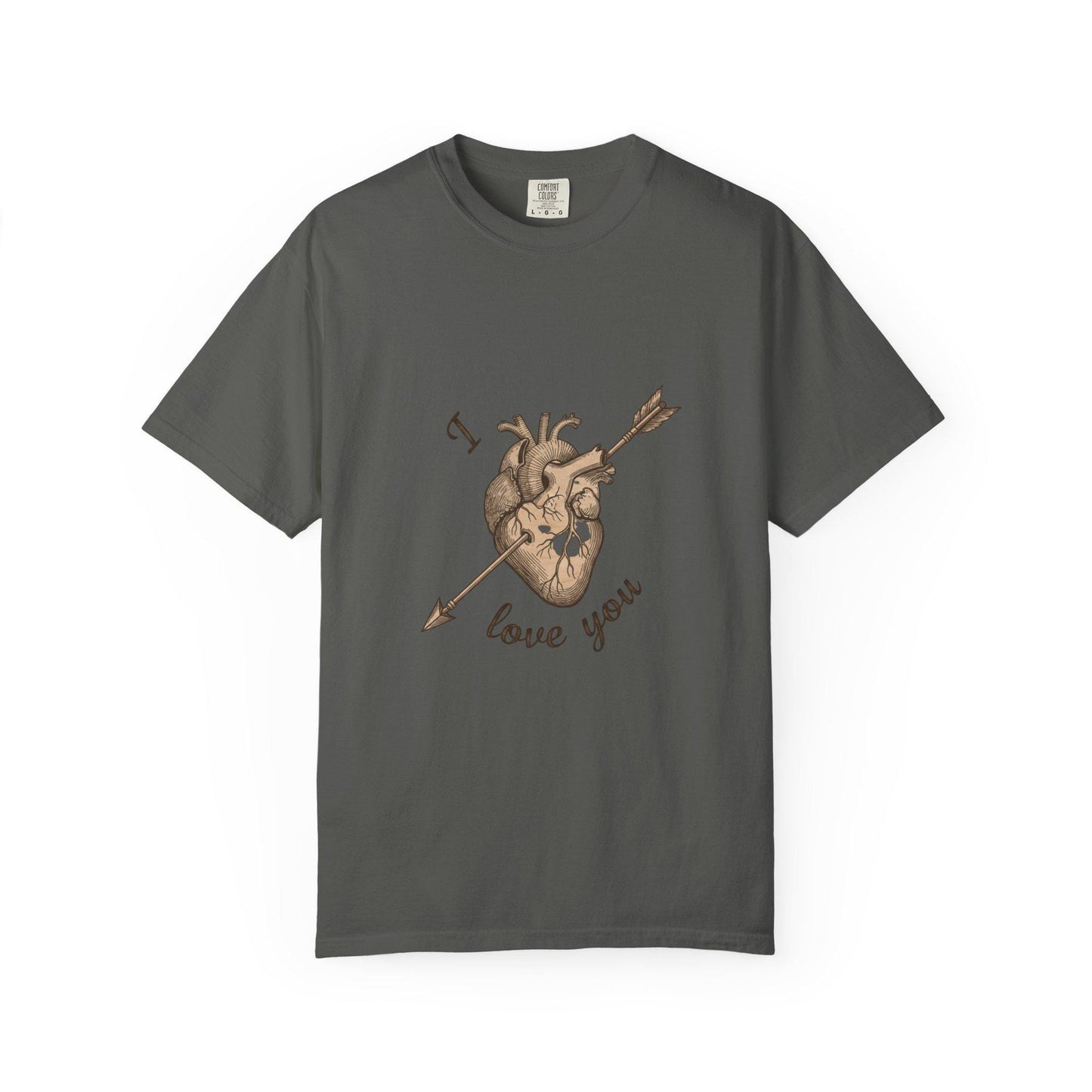 Anatomical Heart "I Love You" T-Shirt Romantic Medical Illustration Tee | Loki's Shop Too