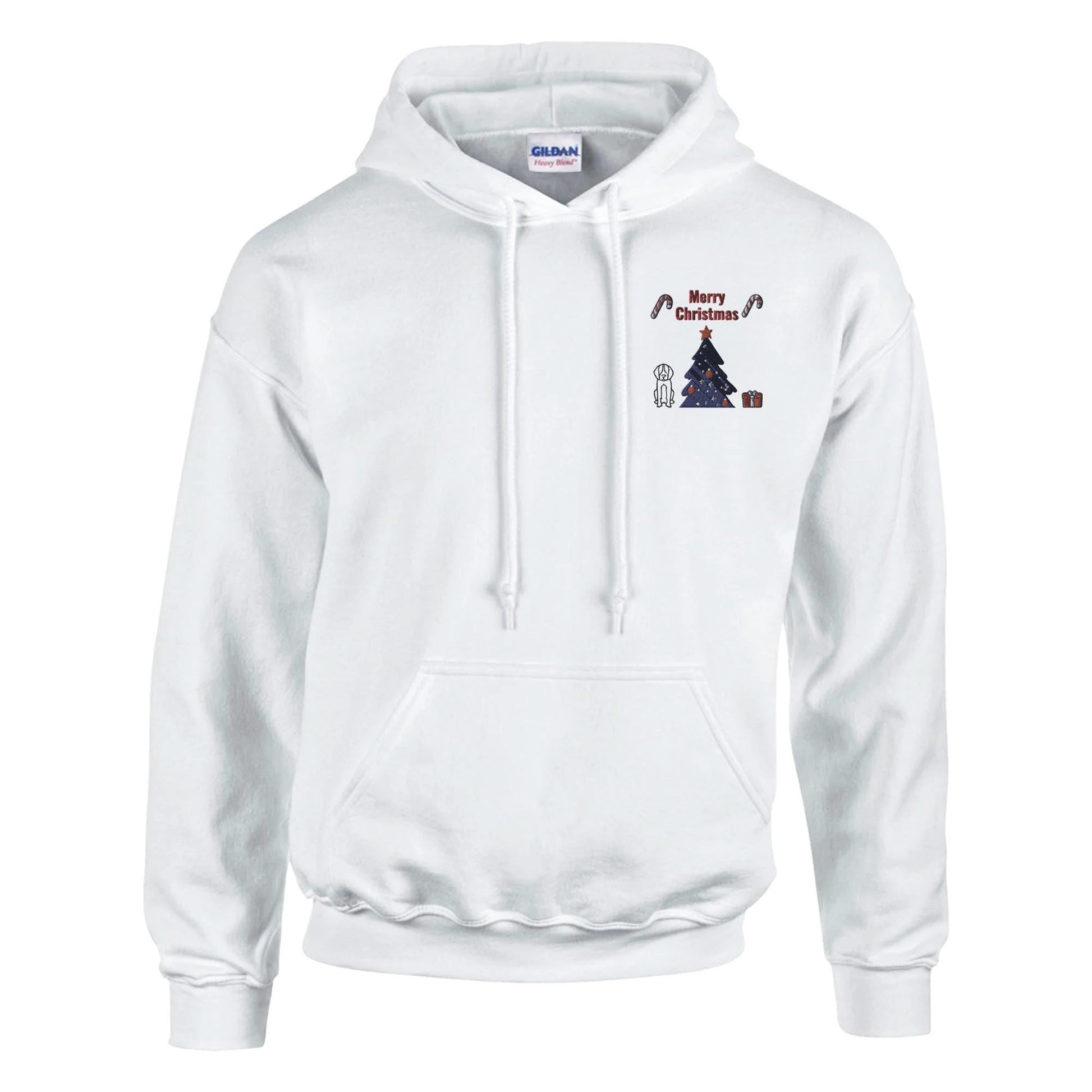 Merry Christmas Dog Hoodie Unisex Holiday Pullover | Loki's Shop Too