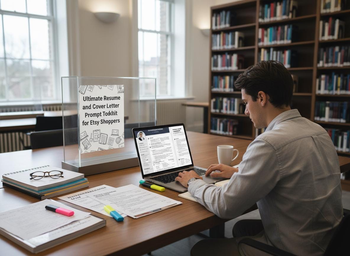 ATS Optimized | Resume & Cover Letter Template Bundle  | Canva Customizable | Loki's Shop Too