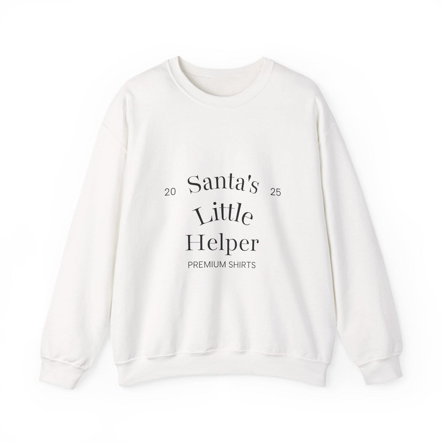 Santa's Little Helper Crewneck Sweatshirt Retro Christmas Gift | Loki's Shop Too