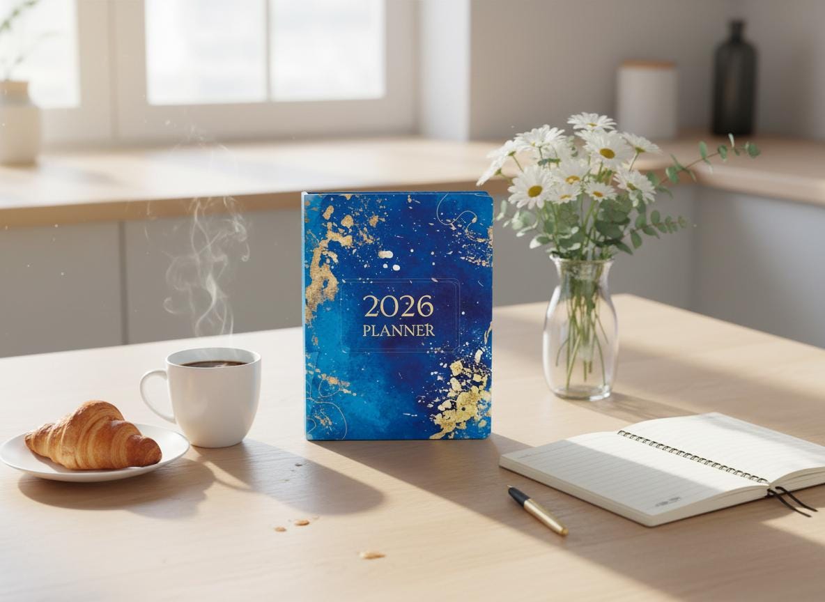 2026 Personal Planner | Goal Setting Calendar | New Year Organization | Weekly & Monthly Layout | Achieve Your Dreams | Loki's Shop Too