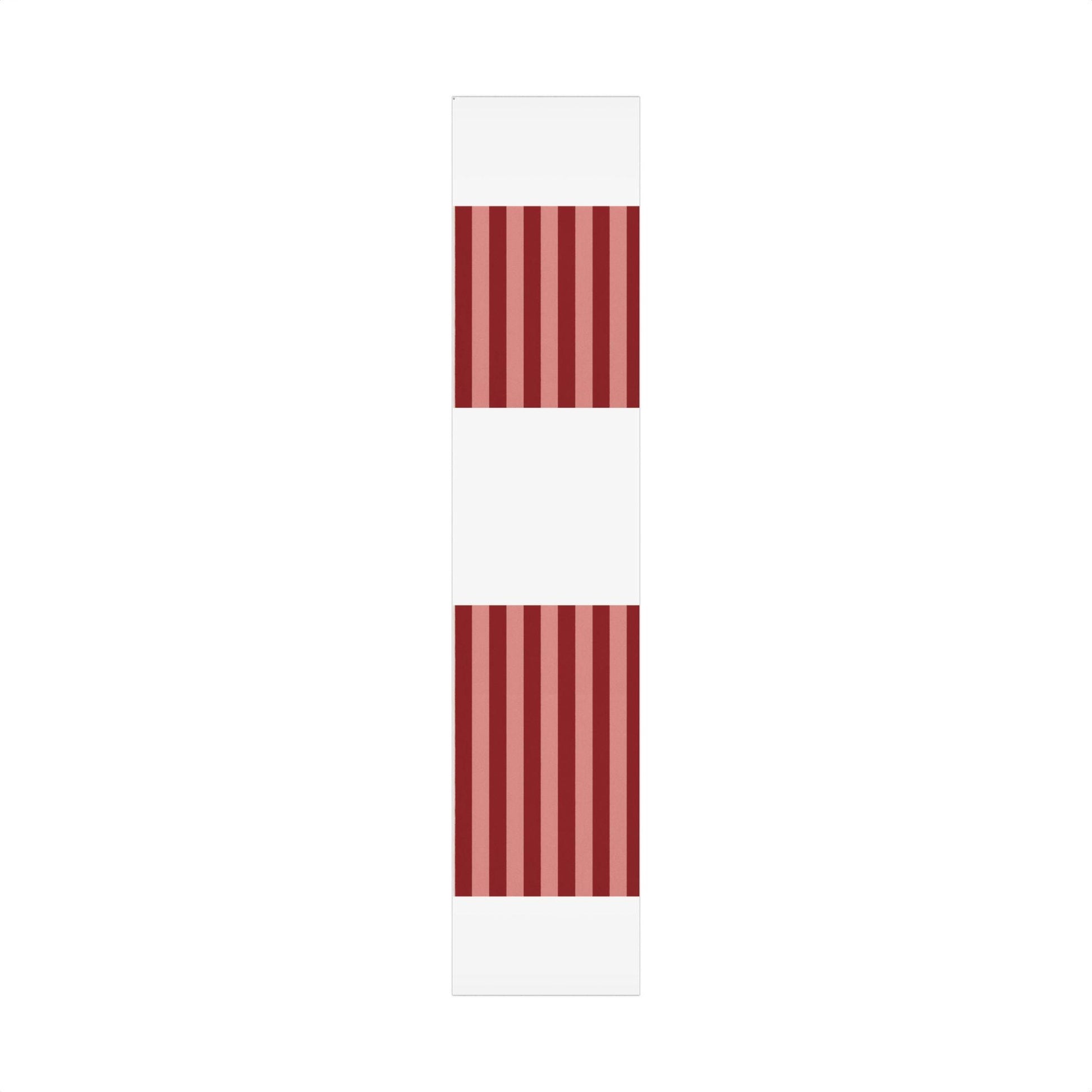 Festive Red Stripe Christmas Gift Wrap Holiday Paper | Loki's Shop Too