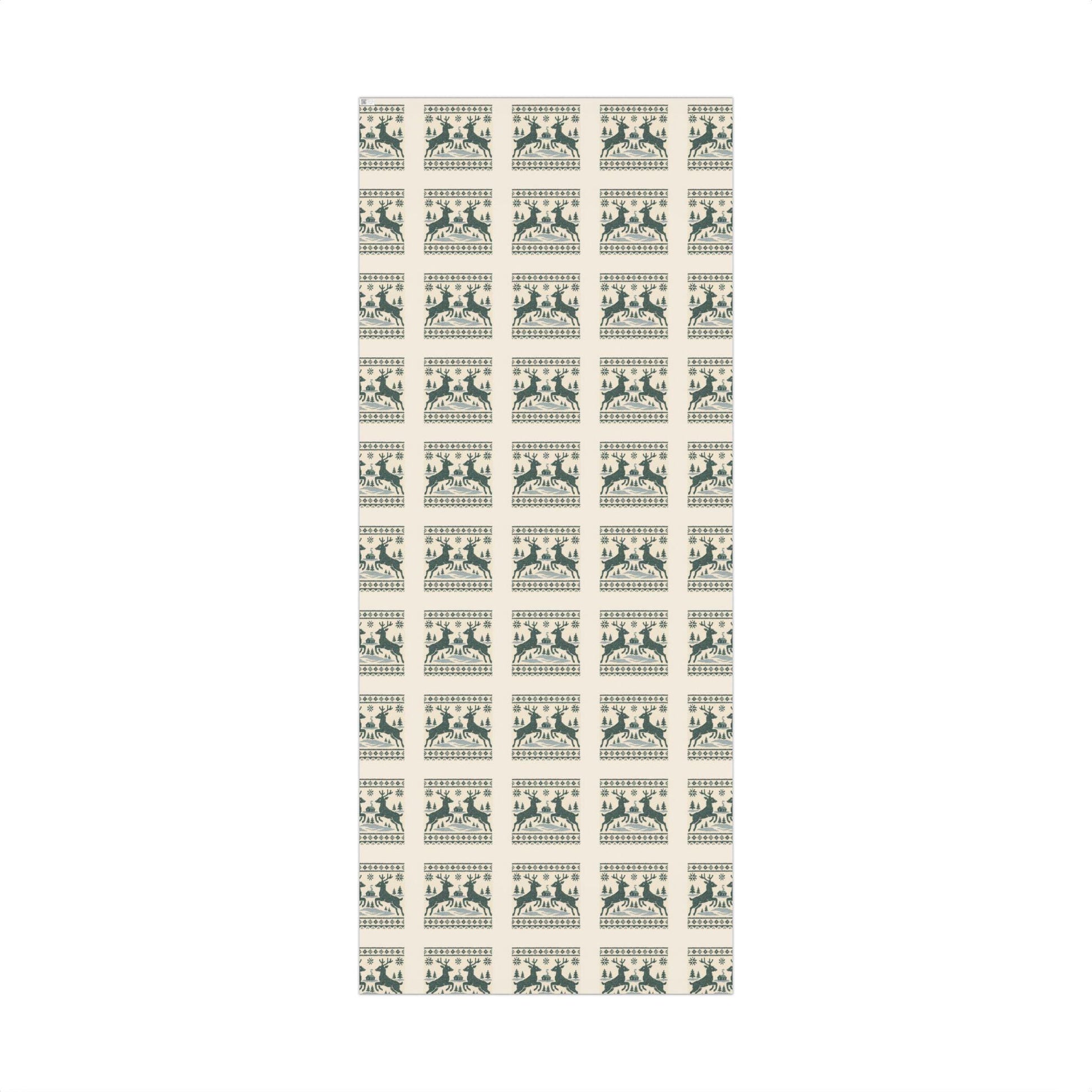 Nordic Reindeer Gift Wrap | Loki's Shop Too