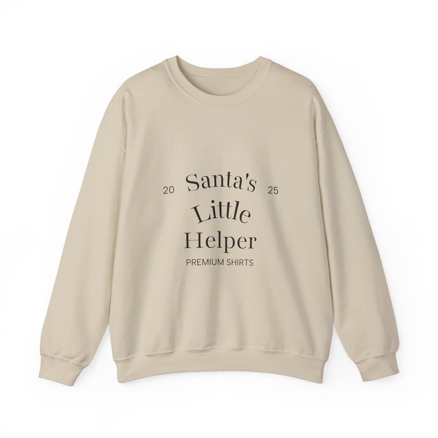 Santa's Little Helper Crewneck Sweatshirt Retro Christmas Gift | Loki's Shop Too