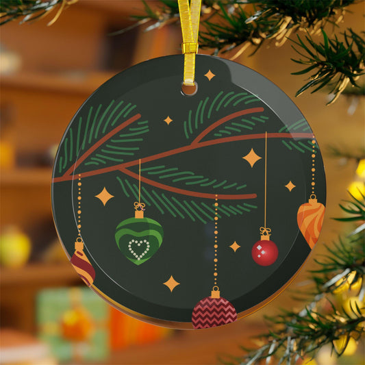 personalized glass christmas ornament handcrafted keepsake