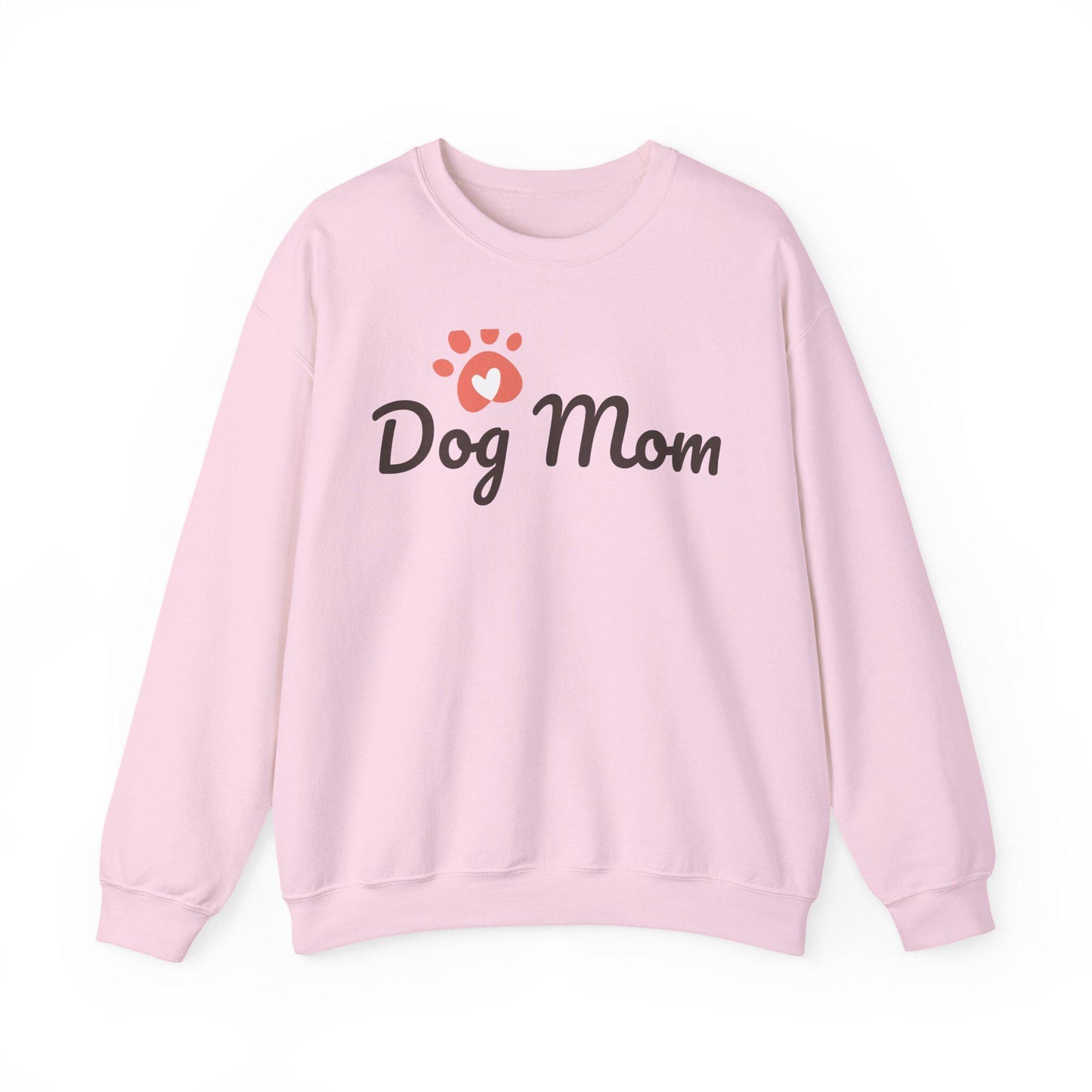 Dog Mom Crewneck Sweatshirt, Gift for Dog Lovers, Cozy Animal Lover Apparel, Pet Mom Sweatshirt, Perfect for Birthdays, Casual Wear
