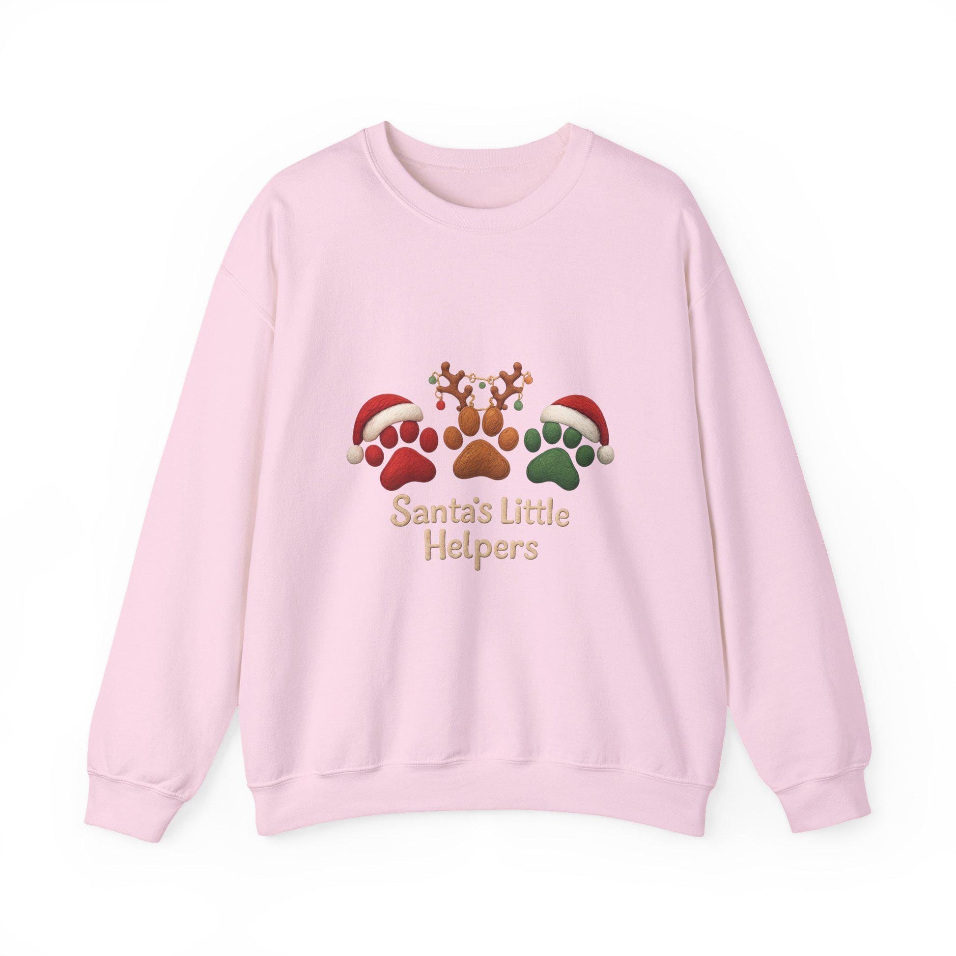 Santas Little Helpers Reindeer Paw Print Sweatshirt | Loki's Shop Too