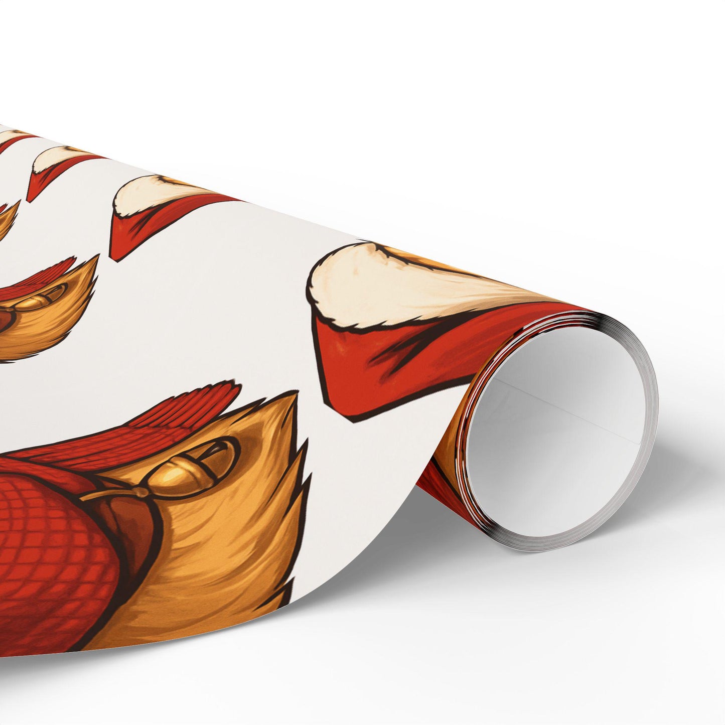 Golden Retriever Santa Wrapping Paper, Christmas Dog Gift Wrap