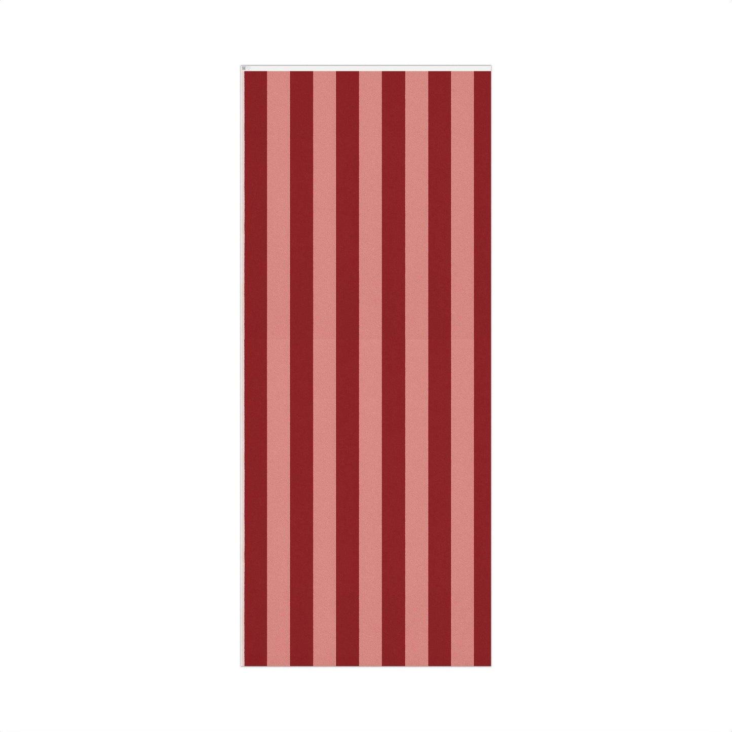 Festive Red Stripe Christmas Gift Wrap Holiday Paper | Loki's Shop Too