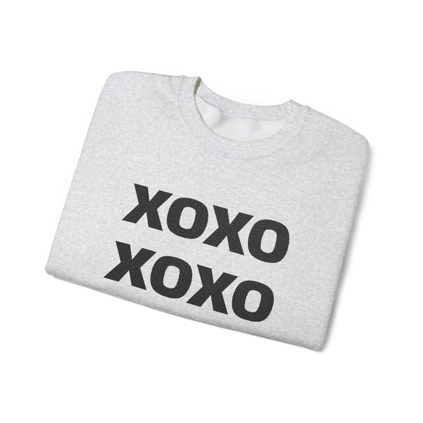 XOXO Block Letters Sweatshirt | Valentine Love Cozy Crewneck | Loki's Shop Too