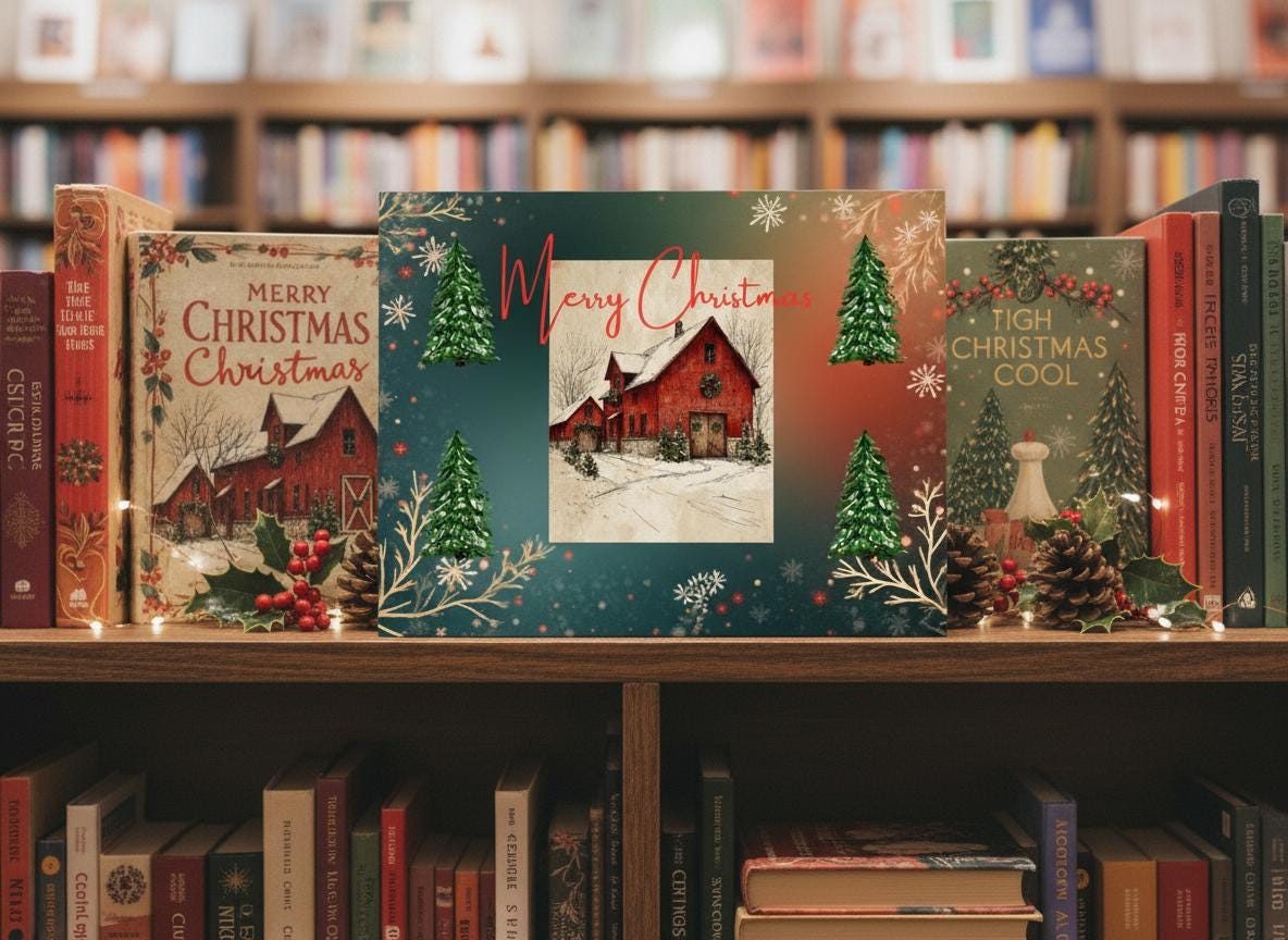 Editable Christmas Photo Card Template | Printable Holiday Card (Digital Download) | Loki's Shop Too
