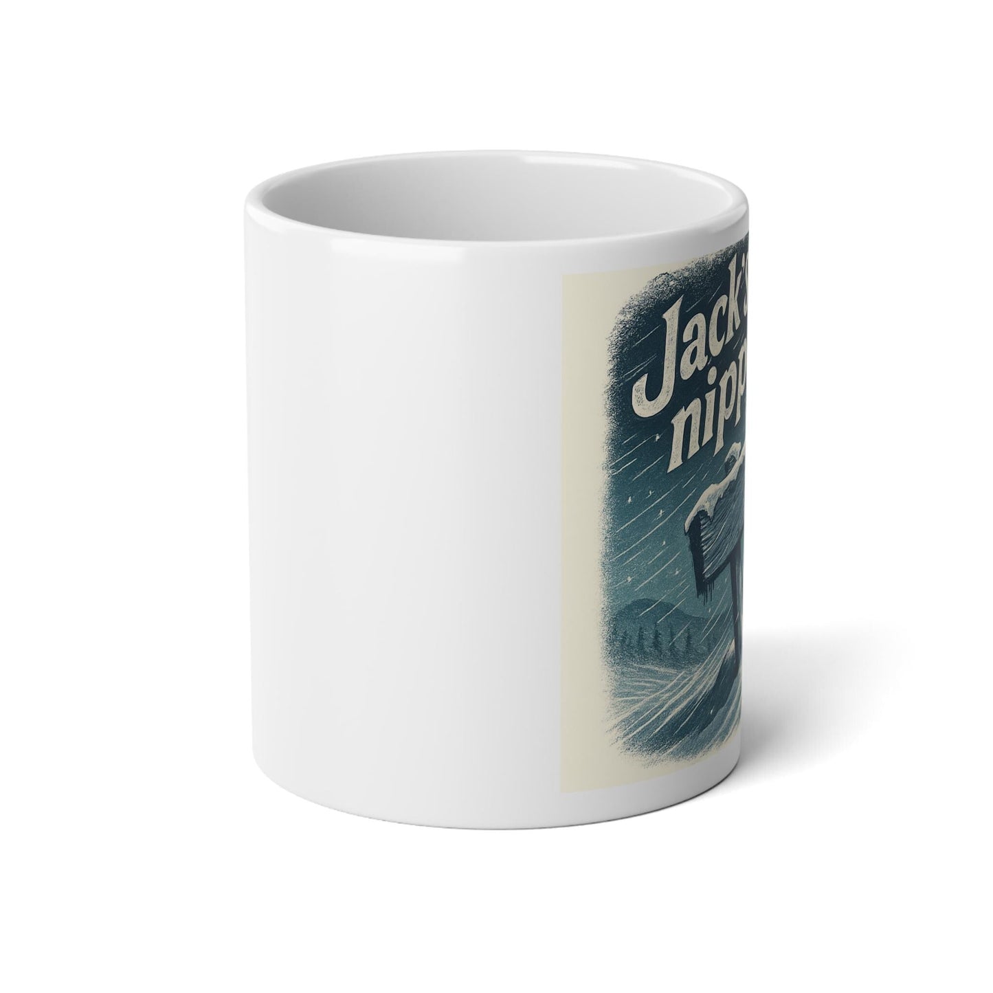 Winter Wonderland Jumbo Mug Christmas Snowy Scene Coffee Cup | Loki's Shop Too