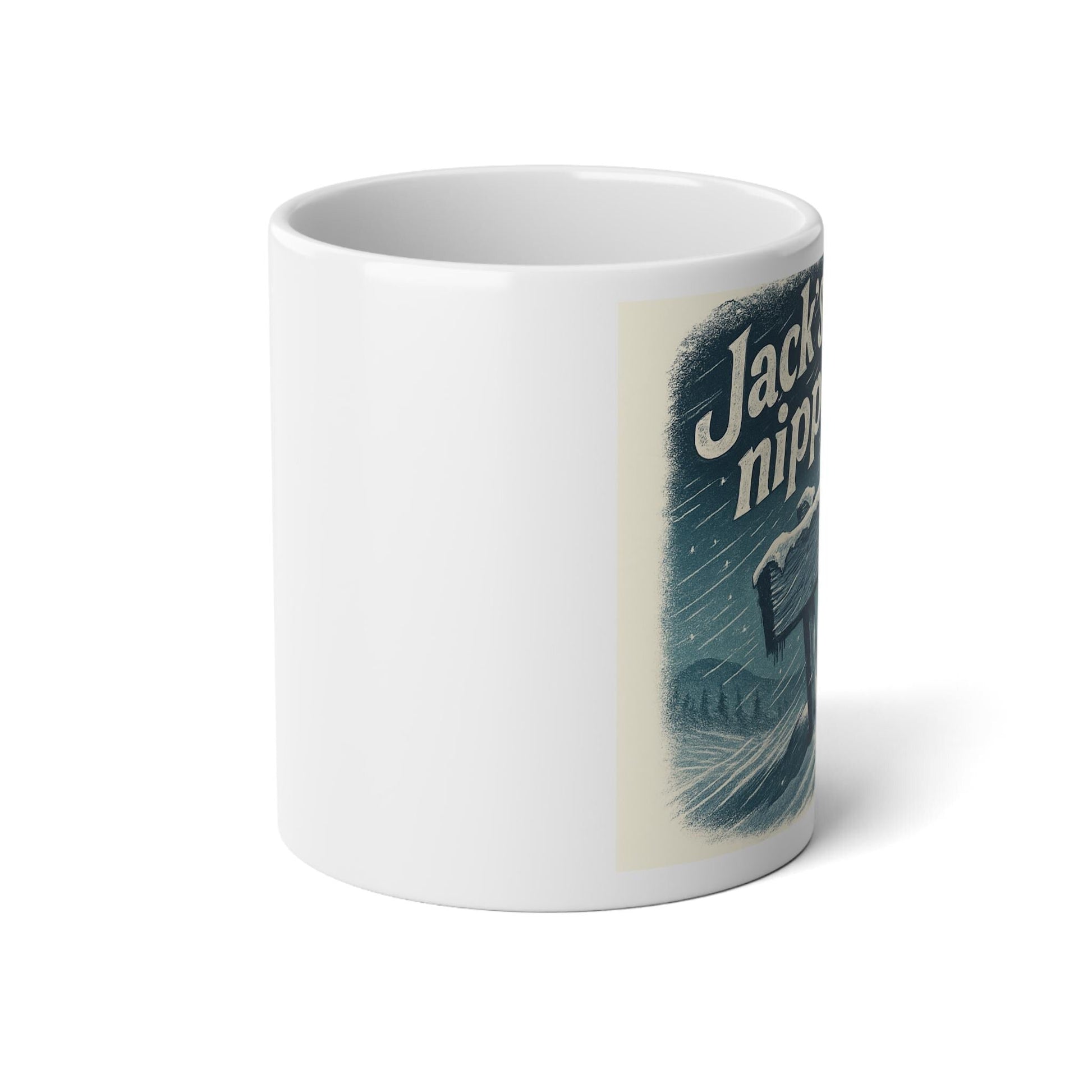 Winter Wonderland Jumbo Mug Christmas Snowy Scene Coffee Cup | Loki's Shop Too