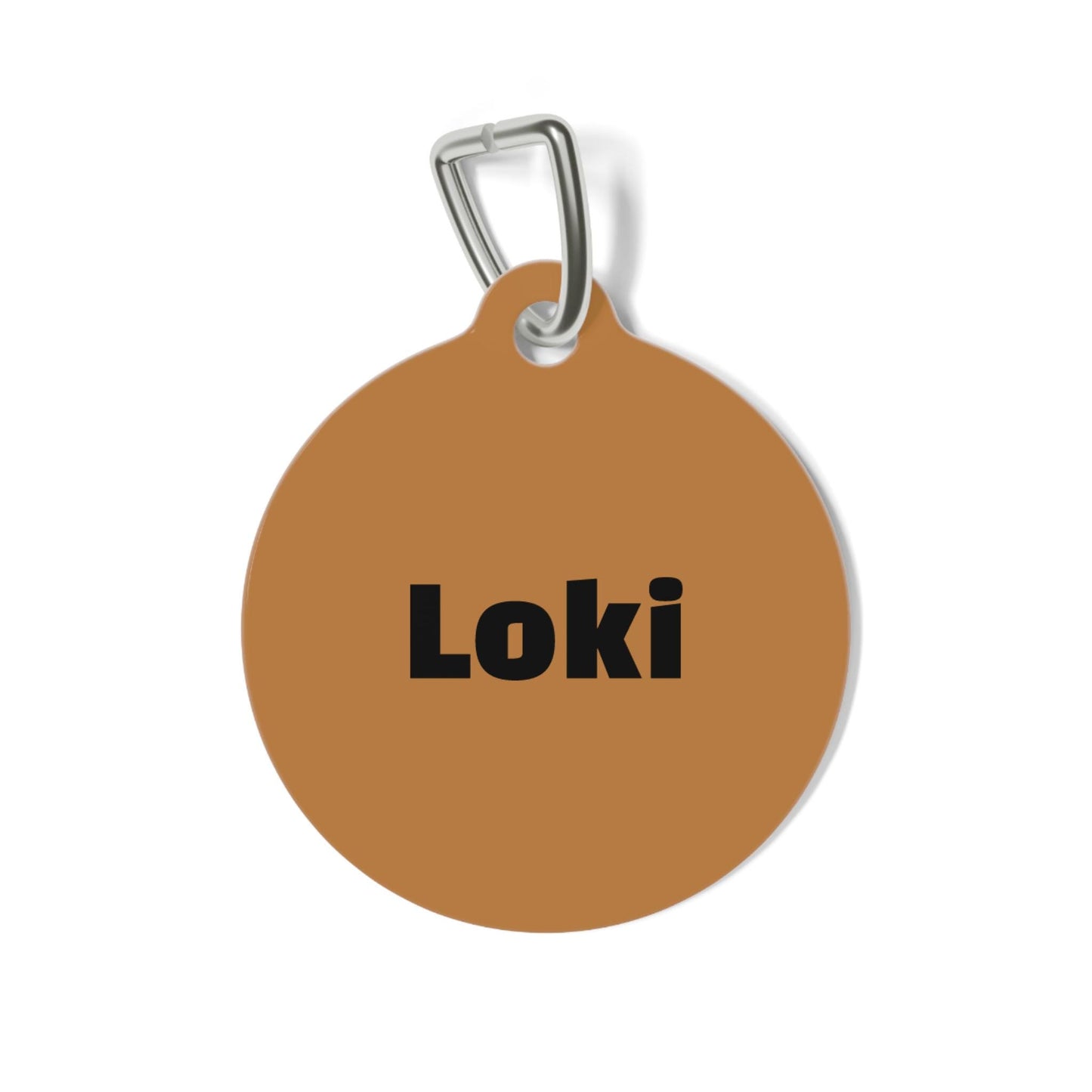 Custom Engraved Pet ID Tag Personalized Dog Cat Name Tag | Loki's Shop Too