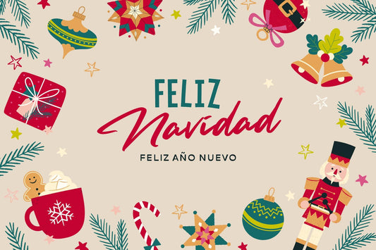 Feliz Navidad Card | Editable Spanish Christmas Template (Digital Download) | Loki's Shop Too