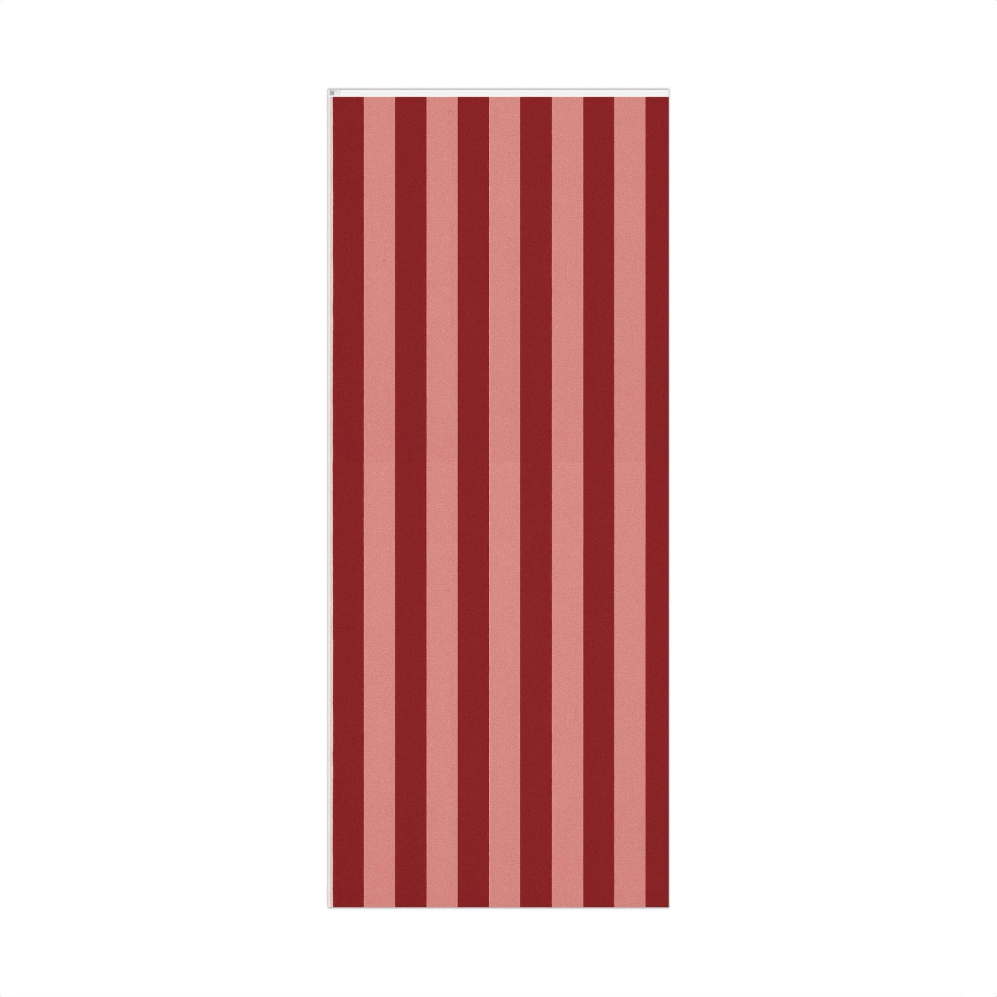 Festive Red Stripe Christmas Gift Wrap Holiday Paper | Loki's Shop Too