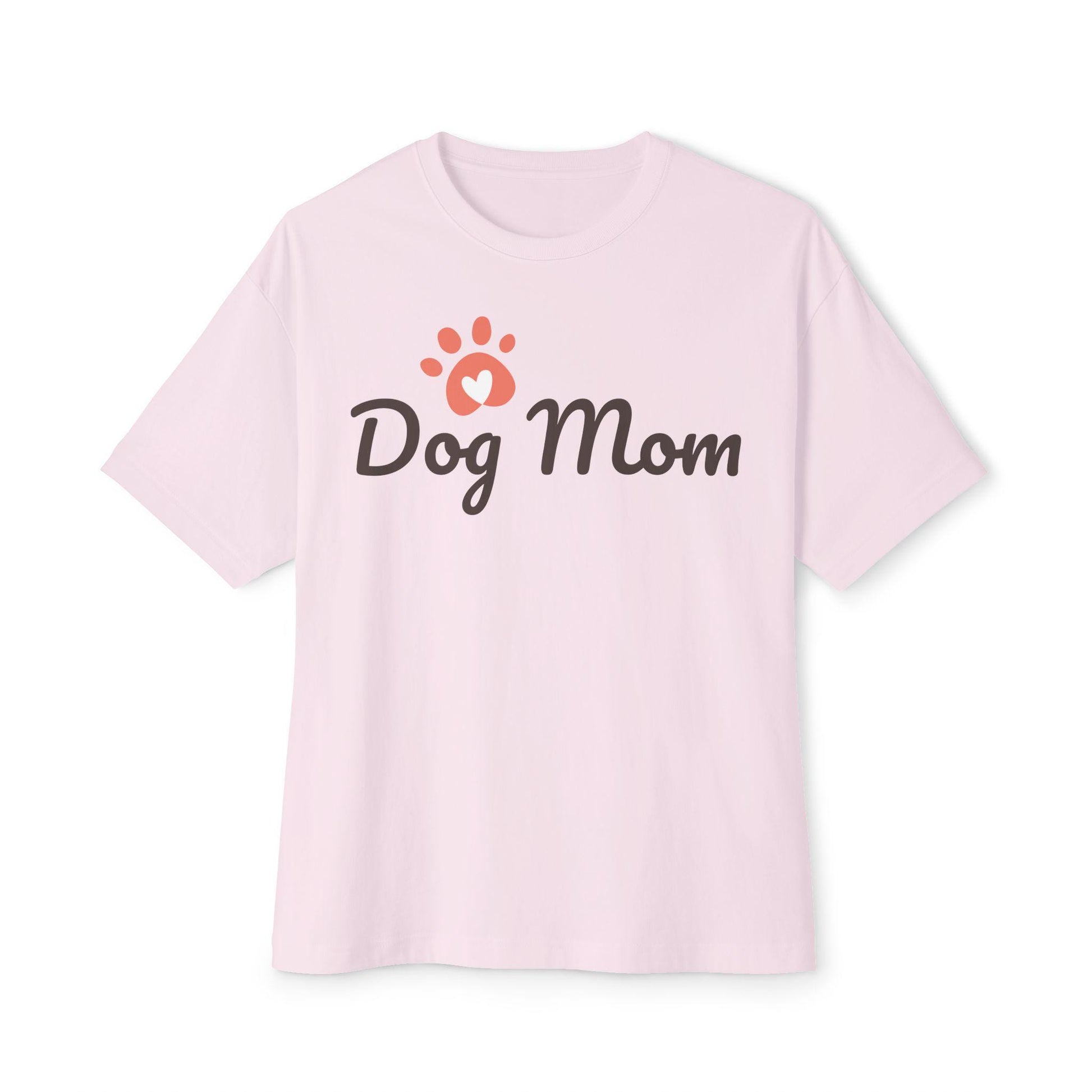 Dog Mom Oversized Tee, Perfect Gift for Pet Lovers, Casual Everyday Wear, Dog Owner Shirt, Dog Theme Tee | Loki's Shop Too
