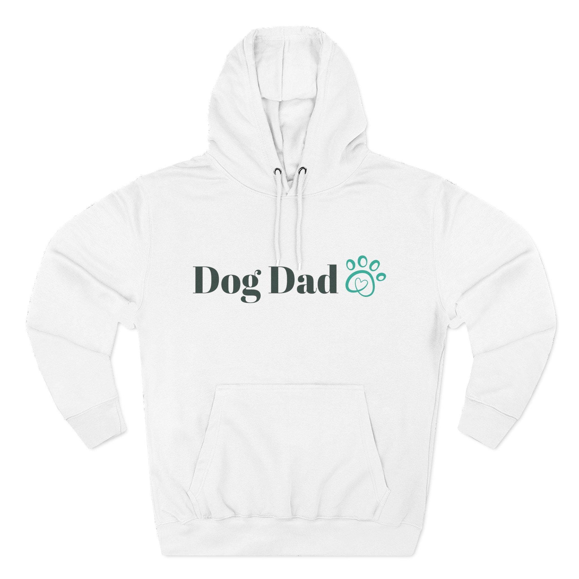Dog Dad Hoodie, Fleece Sweatshirt for Dog Lovers, Perfect Gift for Pet Owners, Casual Wear for Dog Lovers, Cozy Everyday Hoodie | Loki's Shop Too