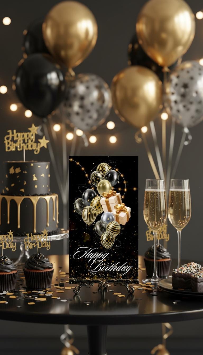 Animated Birthday eCard | Editable Canva Template (Instant Download) | Loki's Shop Too
