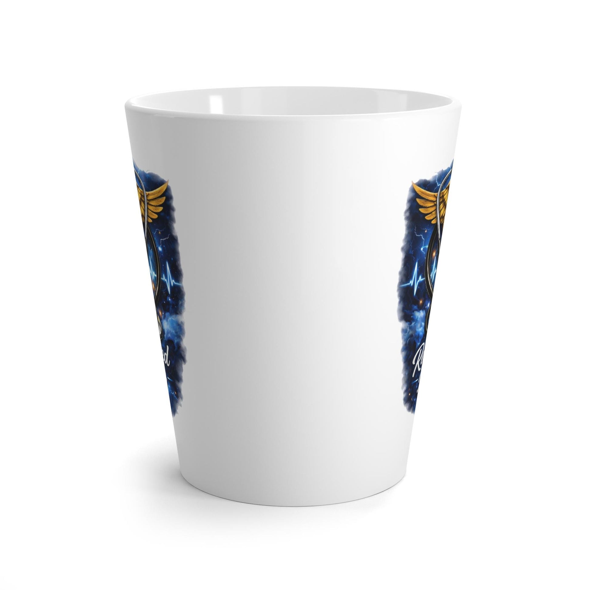 RN Themed Latte Mug | Nursing Medical Coffee Cup | Loki's Shop Too