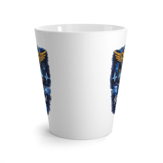 RN Themed Latte Mug | Nursing Medical Coffee Cup | Loki's Shop Too
