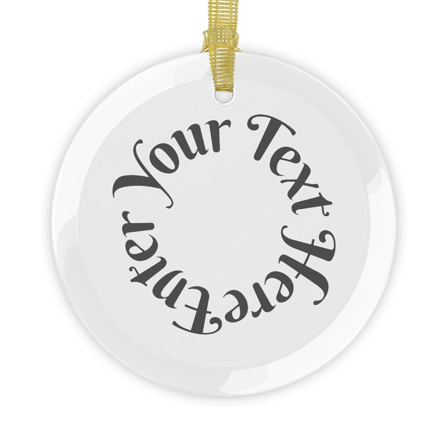 Christmas Glass Ornaments Personalized Xmas Baubles Holiday Tree Decor  Customized Ornaments Festive Gift